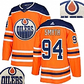 Oilers #94 Smyth Orange With Special Glittery Logo Adidas Jersey,baseball caps,new era cap wholesale,wholesale hats